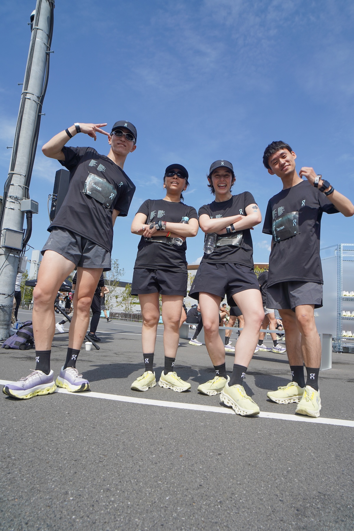 Team Tarzanの4人。