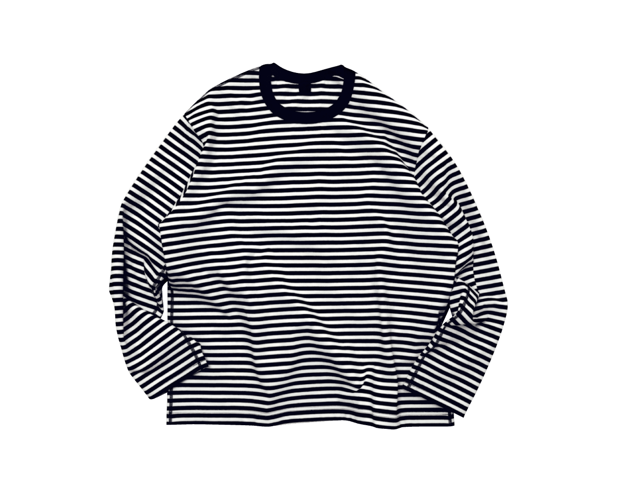 伝統と革新が融合した〈TUKI〉のロングスリーブ。