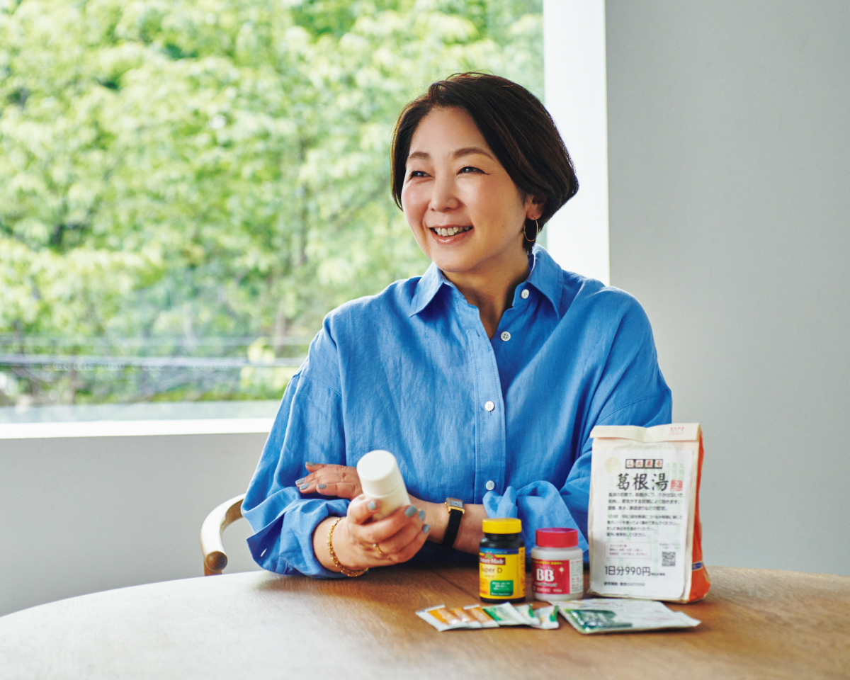 フリーアナウンサー・中井美穂さん。健康の秘訣、食事・運動習慣に密着！