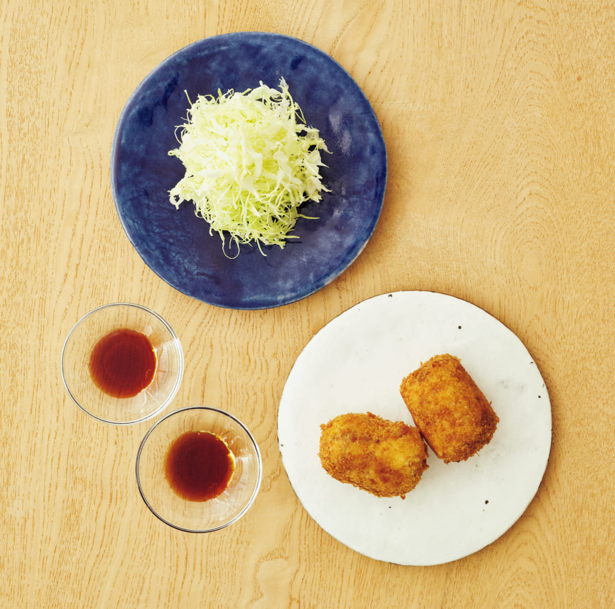 揚げ物にはソースでなく醤油