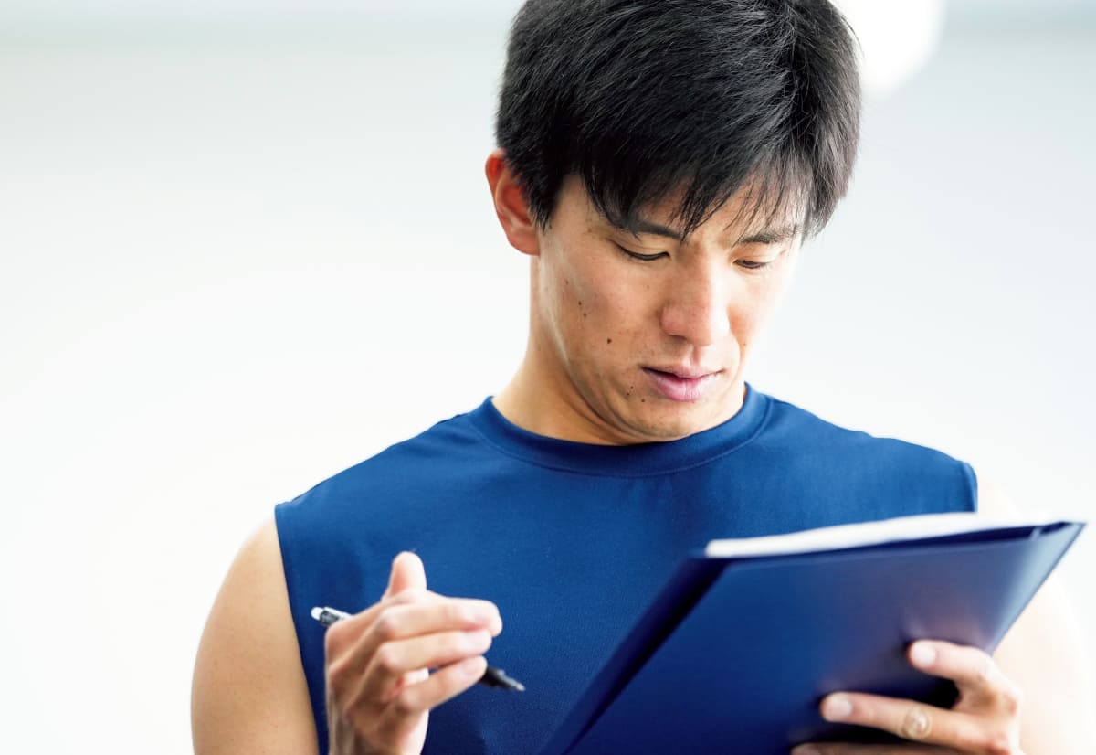 櫻間達也（ローイング）のトレーニング姿