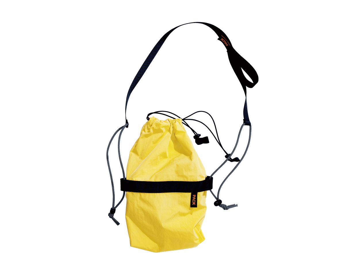 着せ替えで楽しむ〈PACKBAGS〉のバッグ。