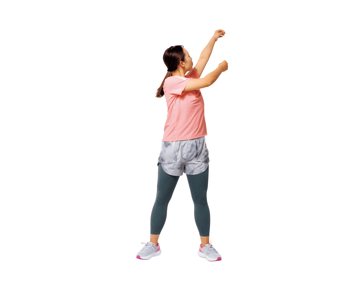 体をねじる運動
