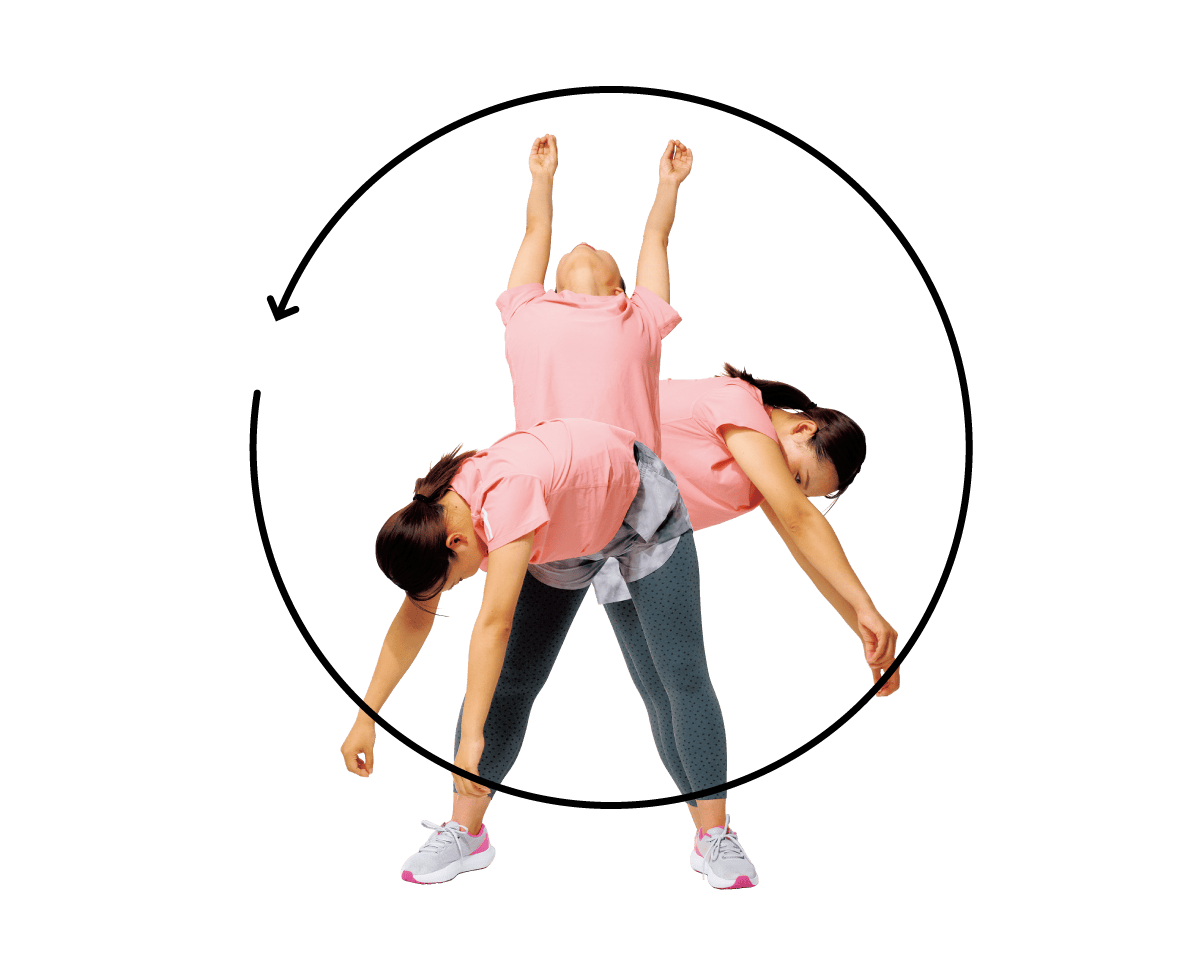 体を回す運動