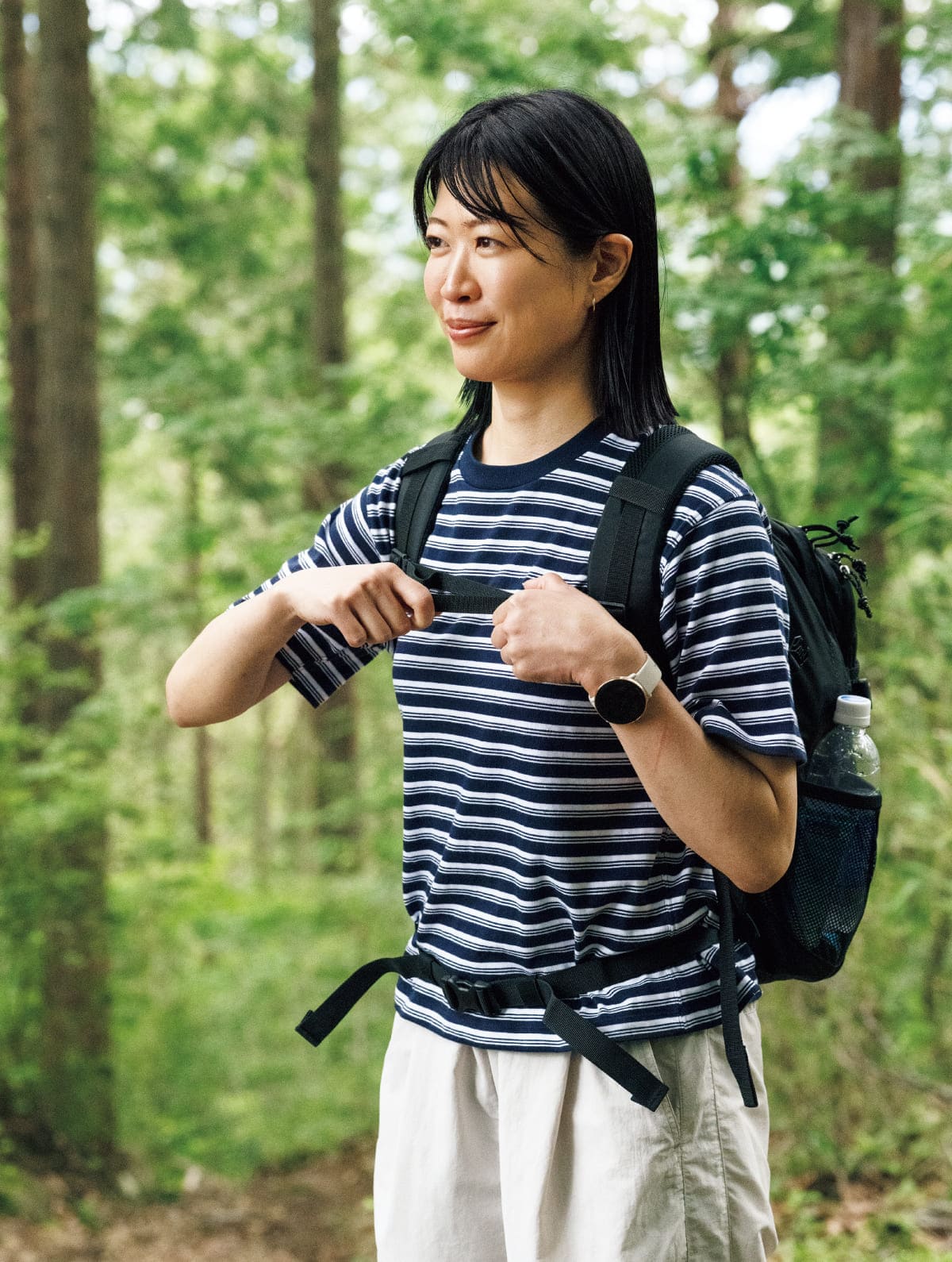 リュックの正しい背負い方