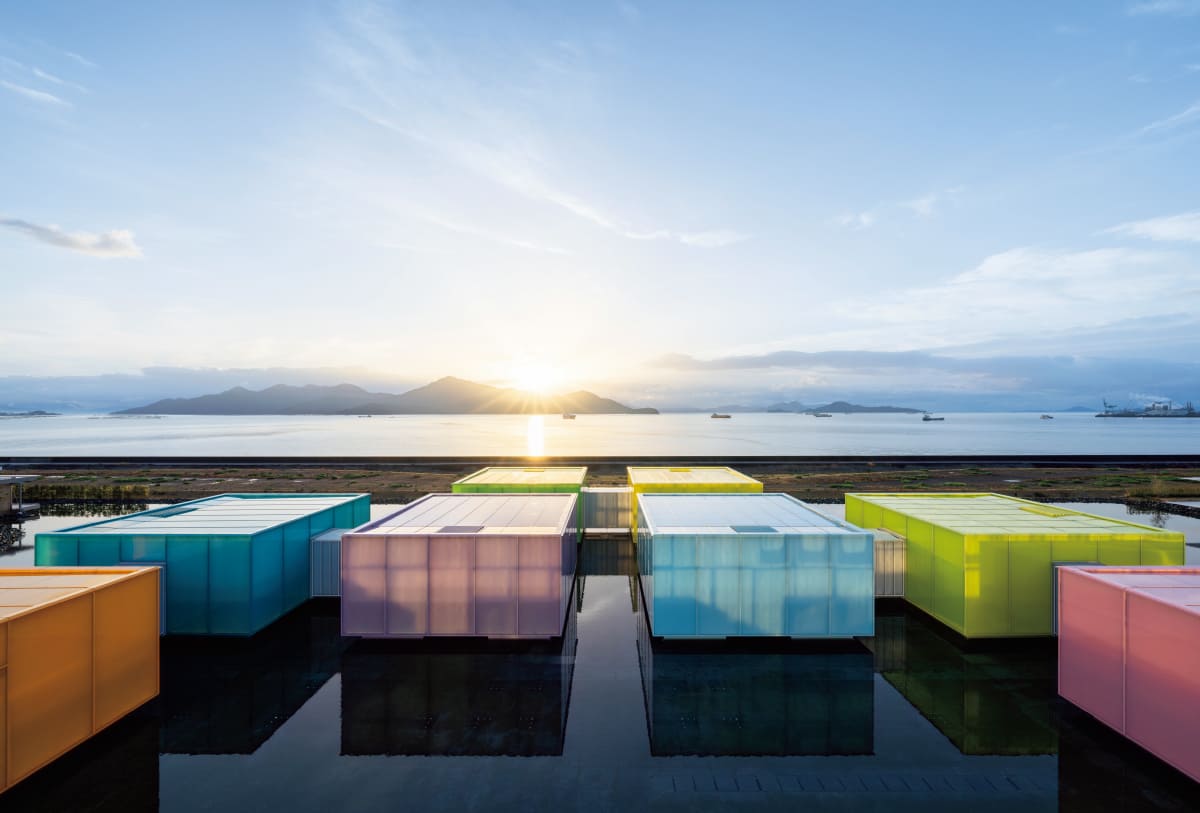 〈Simose Art Garden Villa〉美術館の可動展示室