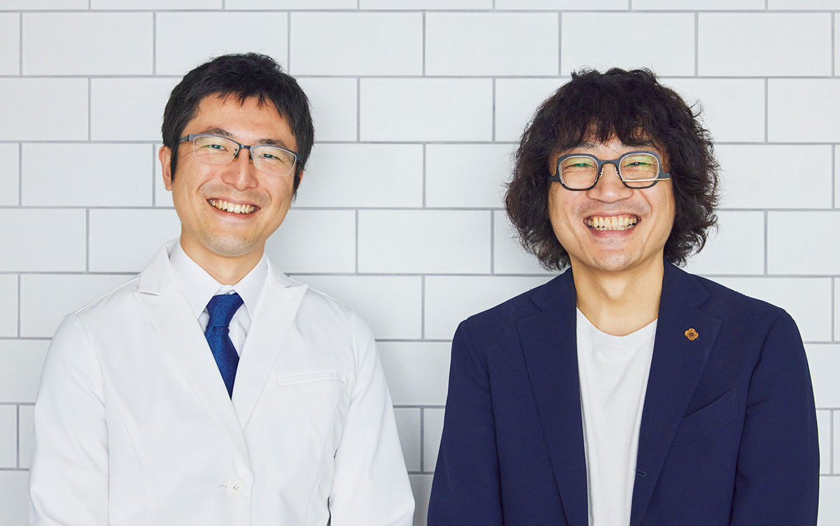 キリンホールディングス(株)
ヘルスサイエンス事業本部
ヘルスサイエンス研究所 研究員・森安一樹さんとVISION PARTNER
メンタルクリニック四谷 院長尾林誉史さん