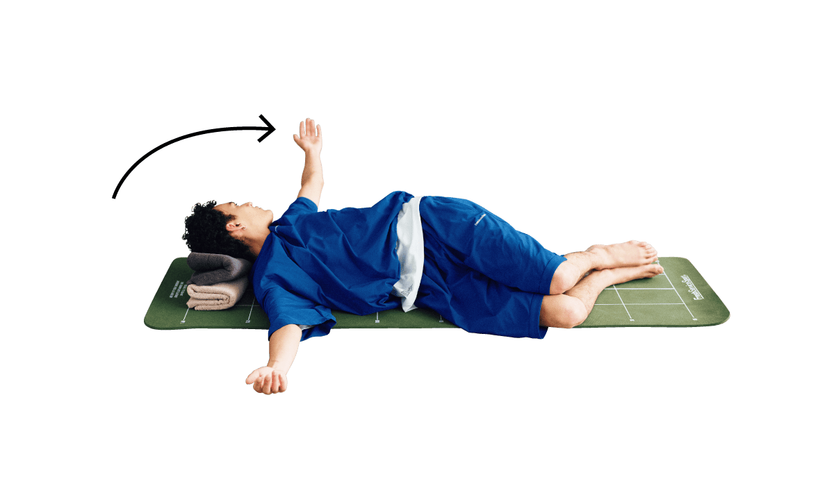 胸郭まわり:動的ストレッチ