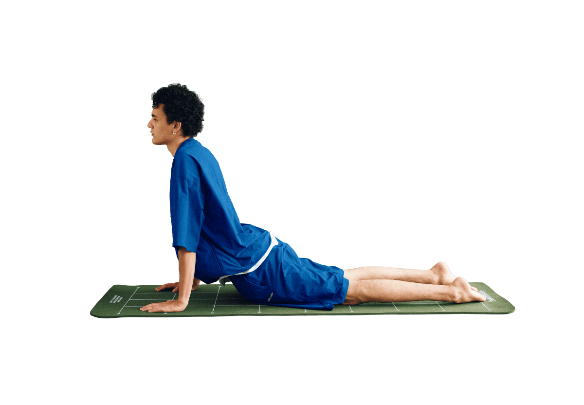お腹と背中:動的ストレッチ