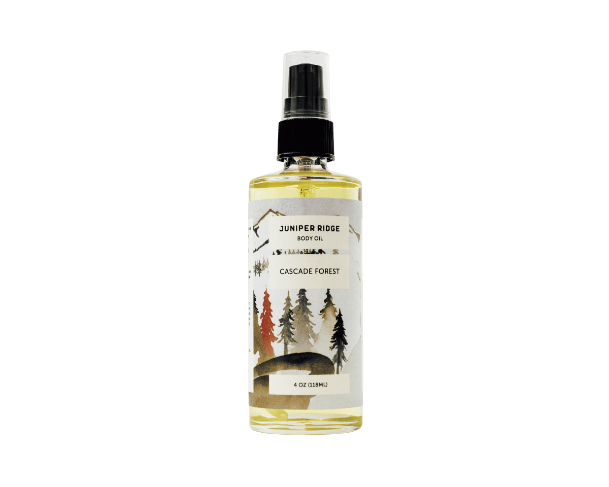 森の香りで汗を拭う、〈JUNIPER RIDGE〉のボディオイル。
