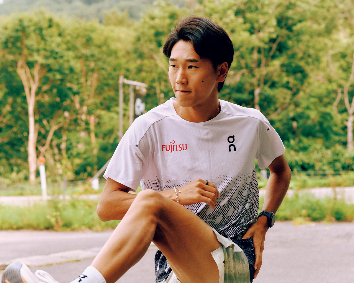 篠原倖太朗さんがトレーニングしている様子