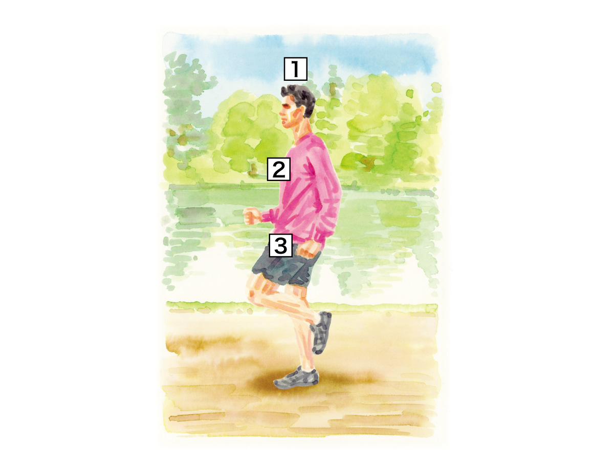 ランニングフォームのポイント